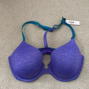 NWT Victoria’s Secret Racerback Semi Demi Bra - 34D